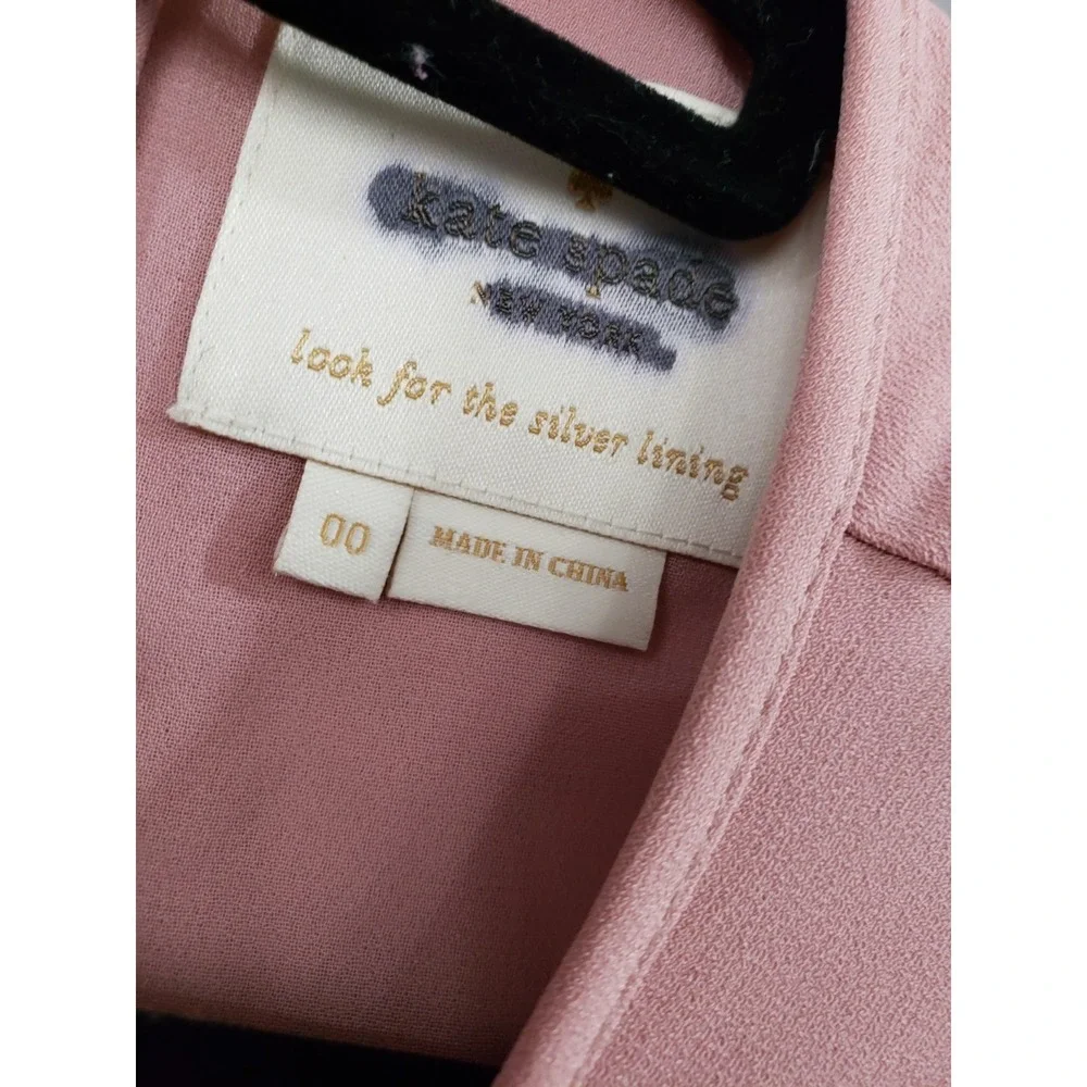 NEVER WORN Kate Spade Cutout Crepe Dress Sz 00 coquette cottagecore romantic